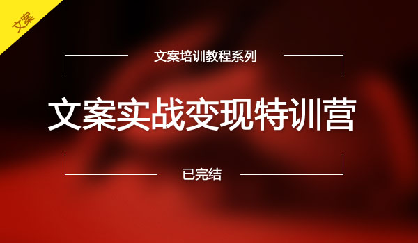 《文案实战变现特训营》